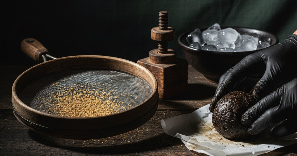 How Hash Is Made: From Trichome to Temple Ball