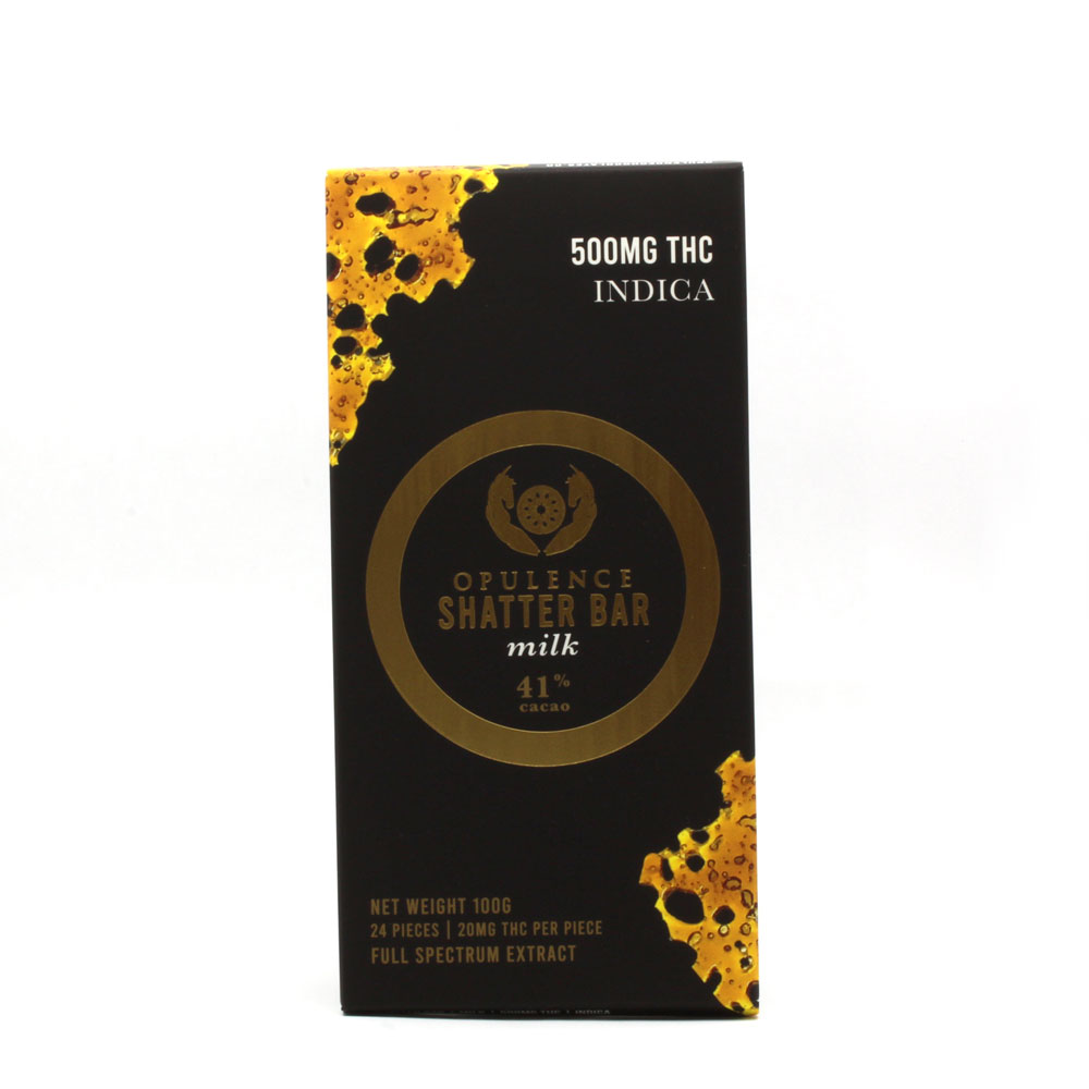 500 mg SHATTER Assorted Bars in Indica or Sativa by Opulence