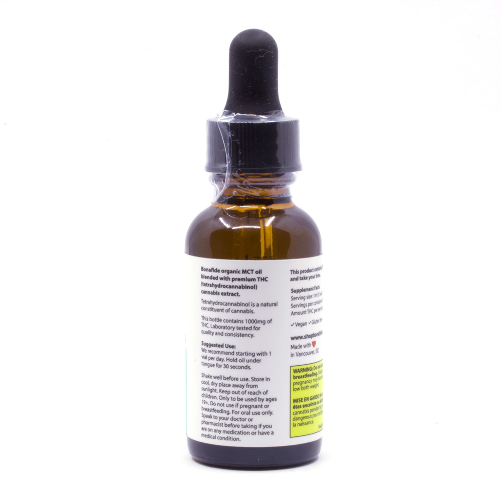 1000mg THC Full Spectrum Tincture by Bonafide