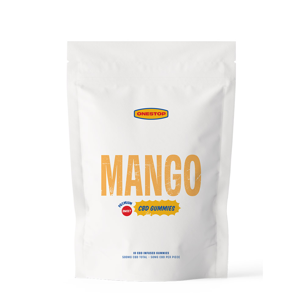 CBD 500mg Mango Gummies by Onestop