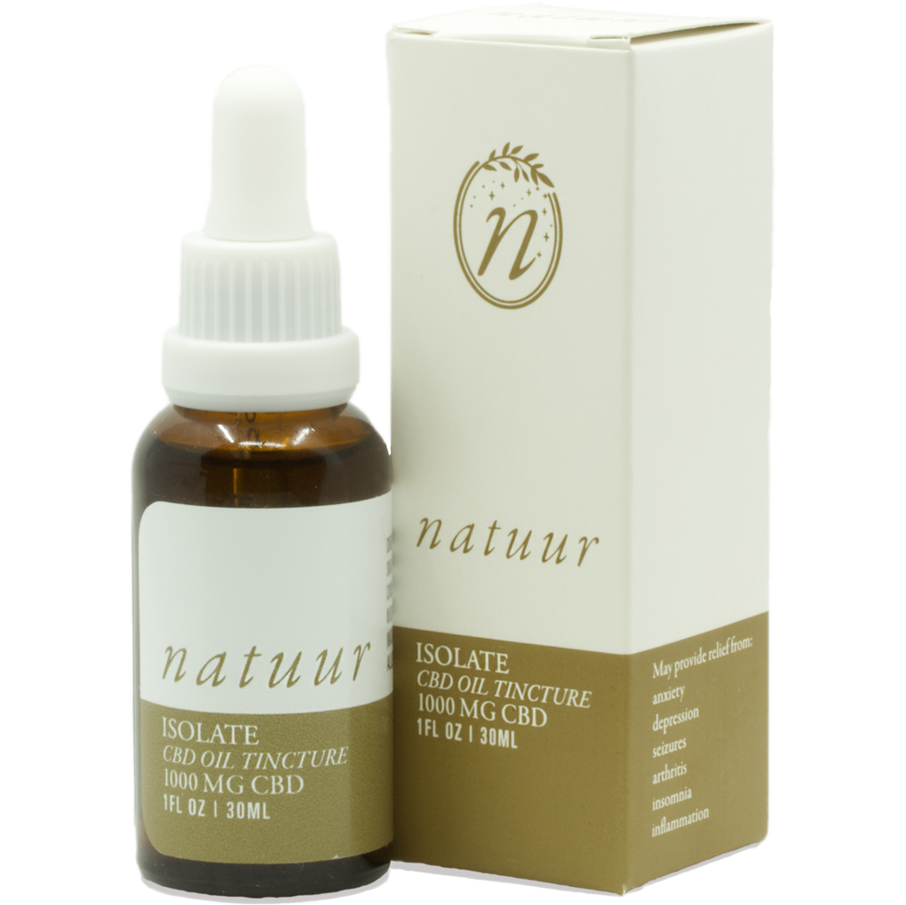 Isolate CBD Tincture 1000mg Natuur 