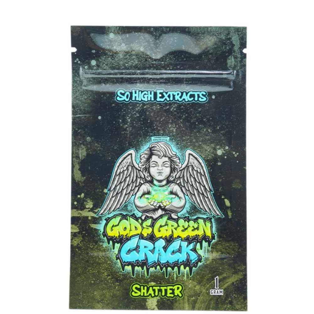 1g Green Crack Shatter by So High Extracts